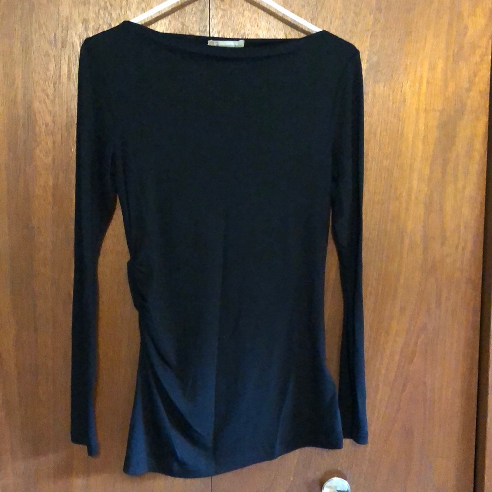 Banana Republic black long sleeve top
